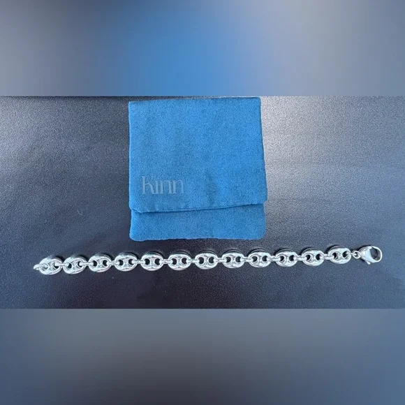 Kinn Studio Puffed Mariner Chain Bracelet 6.5 inches - Picture 1 of 3